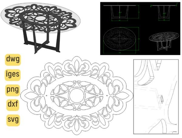 Ornamental Table - Unique Design