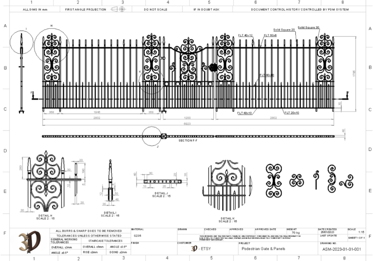 Unique Ornamental gates for London expensive housing market